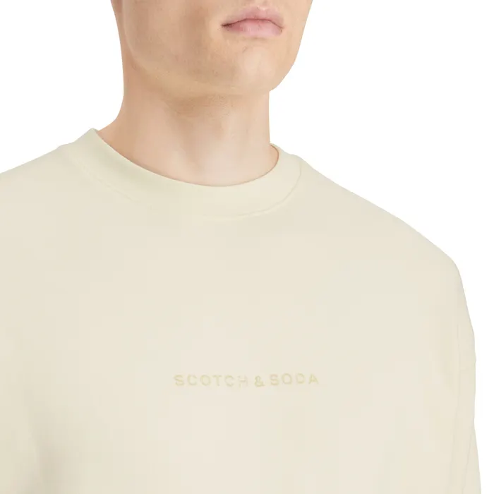 Scotch & Soda Front Chest Logo Sweater Heren