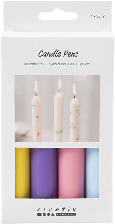 Creativ Company Lyspenne, 4x30 ml.