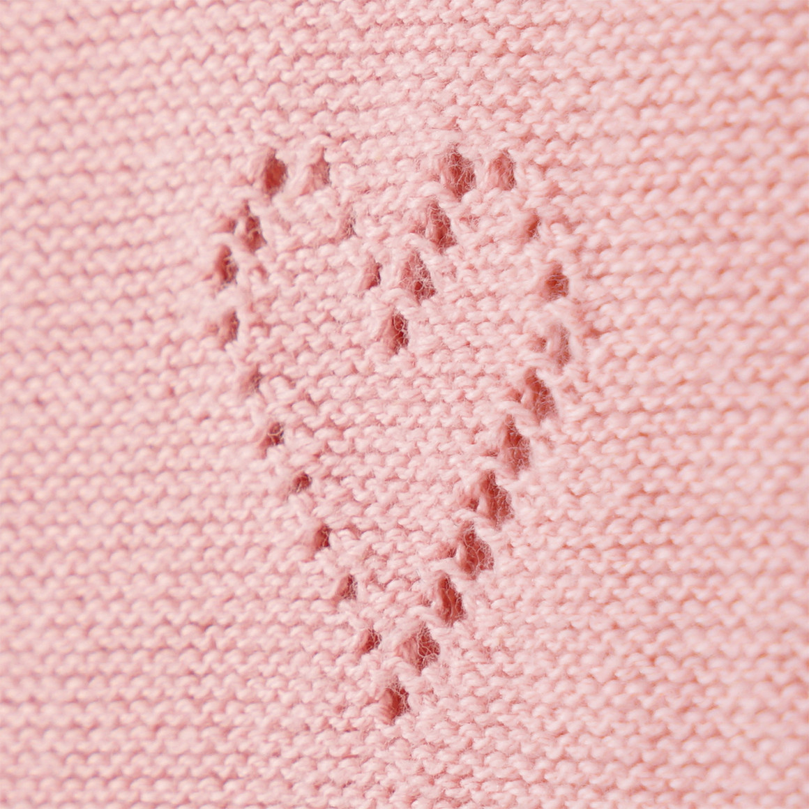Topomini Baby Strickjacke mit Ajour-Muster rosa