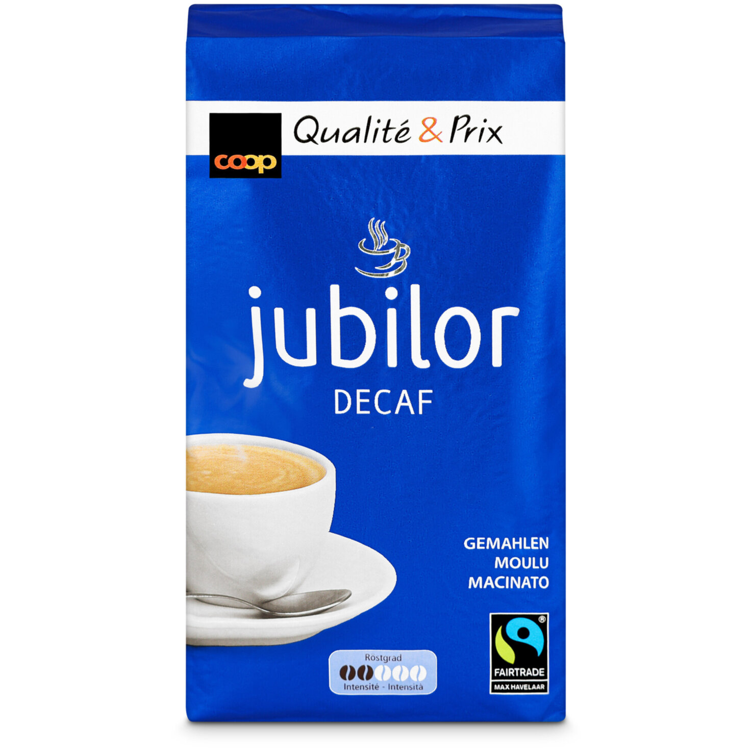 Jubilor Decaf Bohnenkaffee gemahlen koffeinfrei