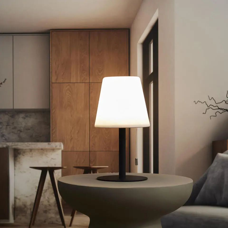 Home Deco Factory Tafellamp LED - kunststof - kleurenlamp - 30 cm