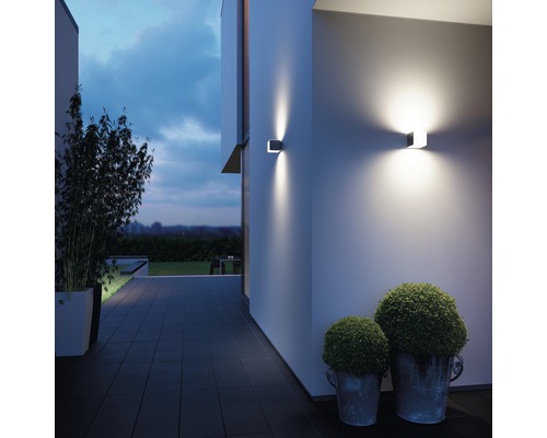 Steinel LED Sensor Buitenwandlamp 9,1 W 493 lm 3000 K Bluetooth L 830 SC antraciet/wit