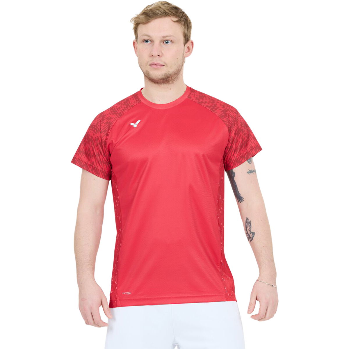 Victor T-40000TD DK Badminton T-shirt Herre