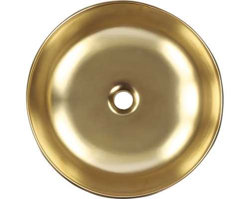 Verschil opzetwastafel 40 x 40 cm goud mat 38.010.50