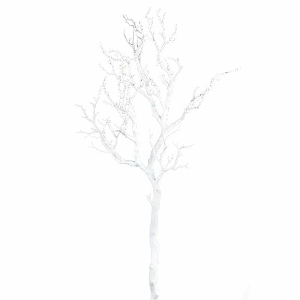 Ptmd branche artificielles tak - 25x18x92 cm - plastique - argent