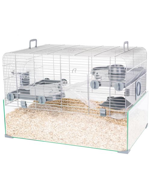 Zolux Panas 60 - Dierenverblijf - 59x39x40 cm Grijs