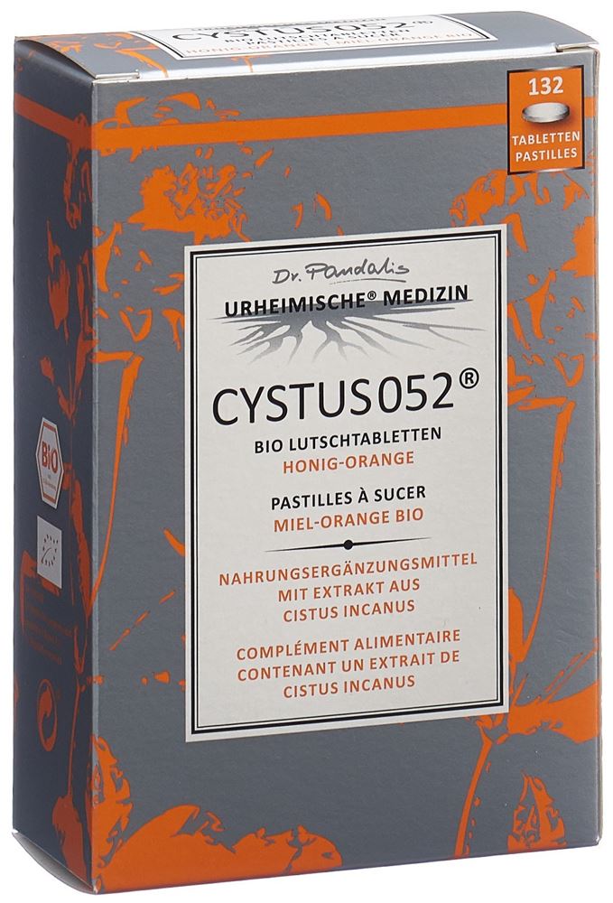 CYSTUS Bio Lutschtabletten Lutschtabl Honig-Orange 132 Stk
