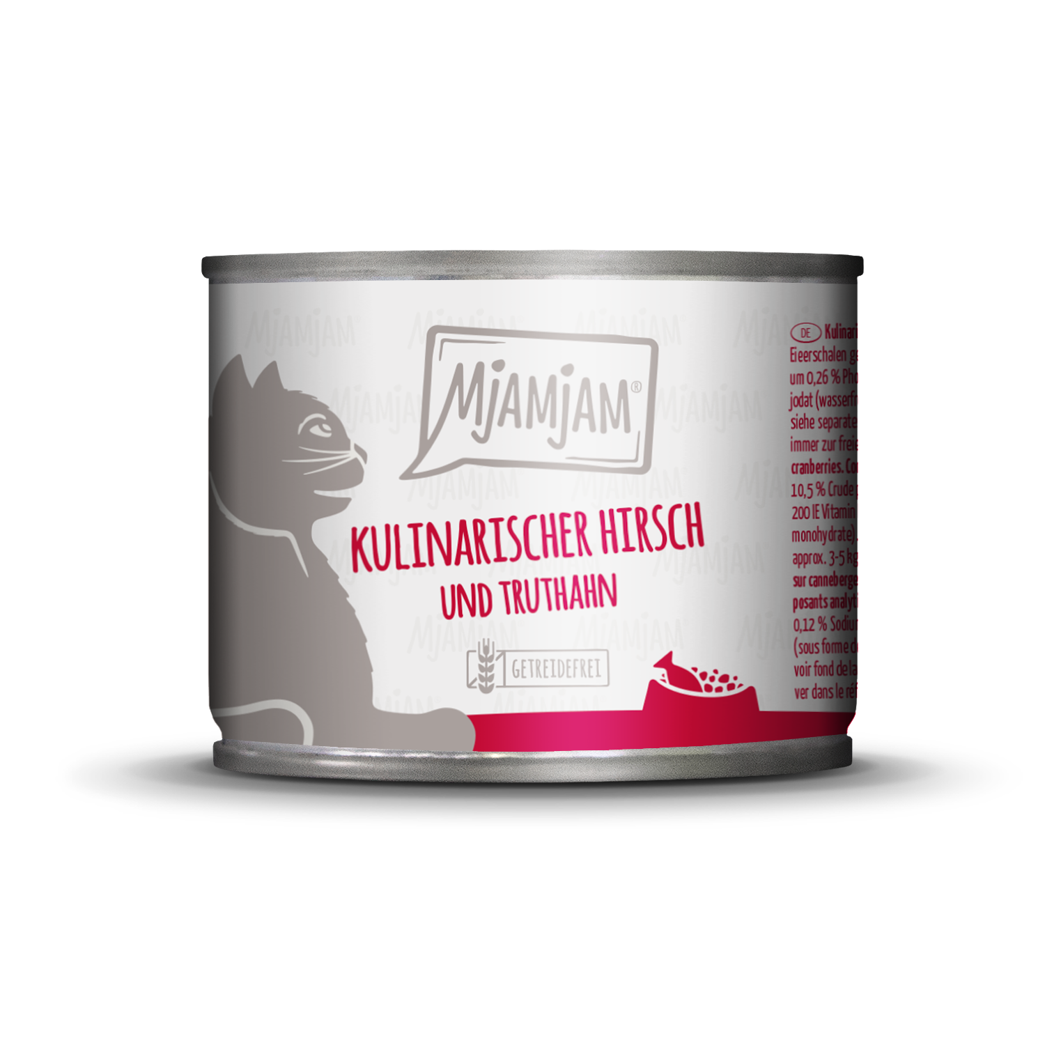 kulinarischer Hirsch und Truthahn an frischen Cranberries