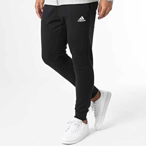 Ensemble De Survetement A Bandes 3 Stripes IA3073 Gris Chiné Noir
