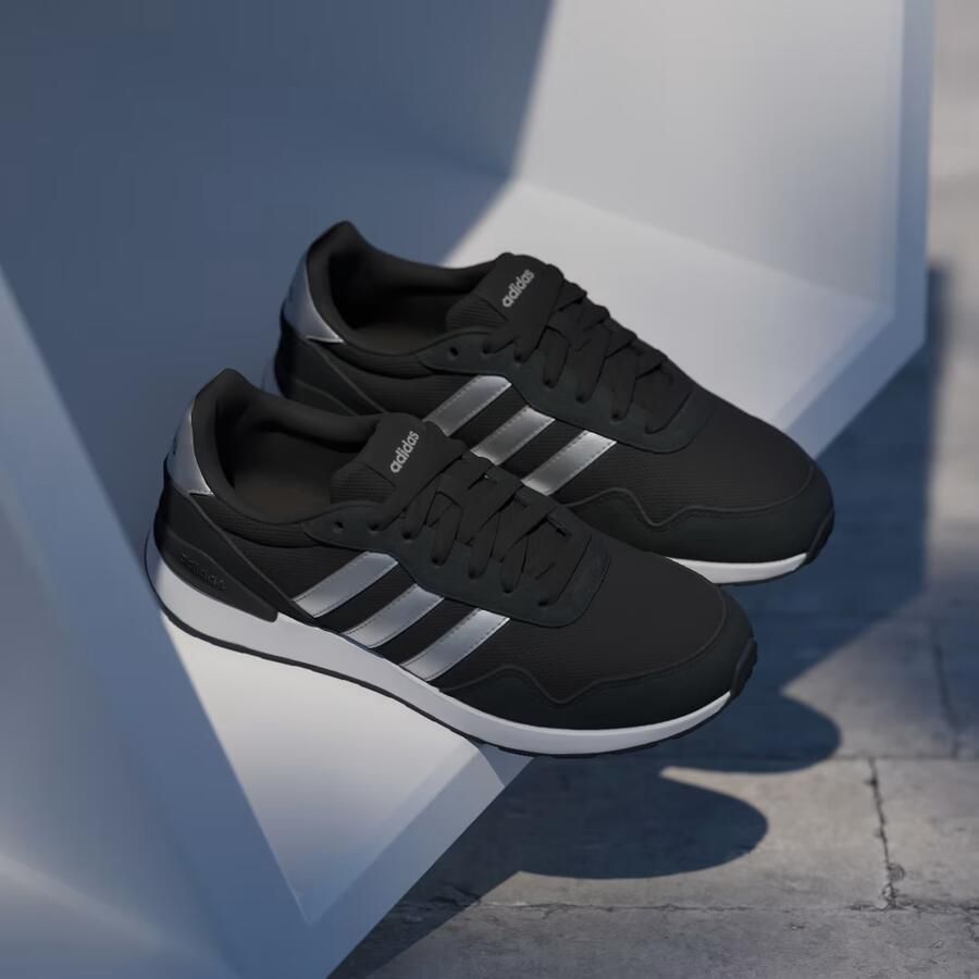 ADIDAS SPORTSWEAR Sneakers laag 'Run 60s 4.0' zwart zilver