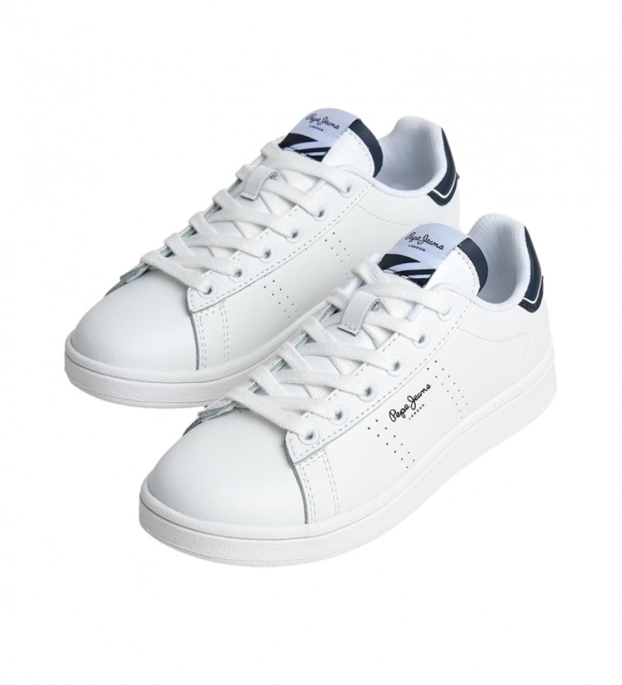 Tênis Pepe Jeans Player Basic B de couro branco