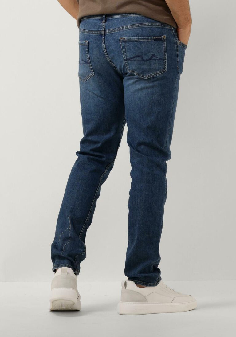 7 FOR ALL MANKIND blauwe 7 for all mankind slim fit jeans slimmy tapered
