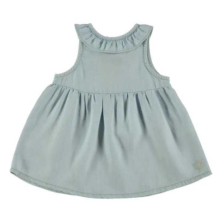 Tocoto Vintage Robe Baby Lyocell | Bleu ciel