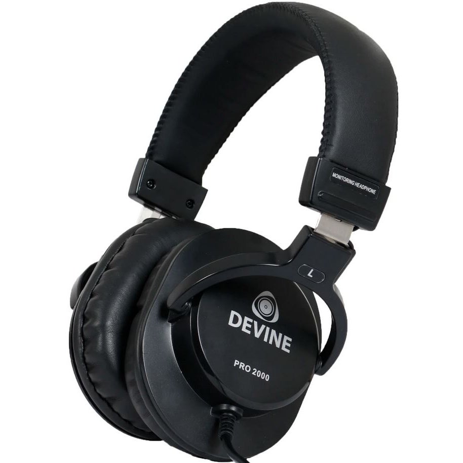 Devine PRO 2000 hoofdtelefoon + koffer + reserveplug
