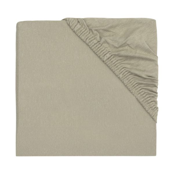 Jollein Jersey Hoeslaken Olive Green