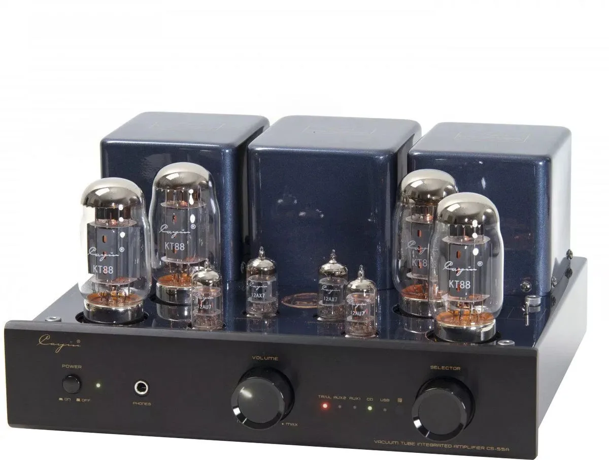Cayin CS-55A KT88 Noir Amplis hi-fi stéréo