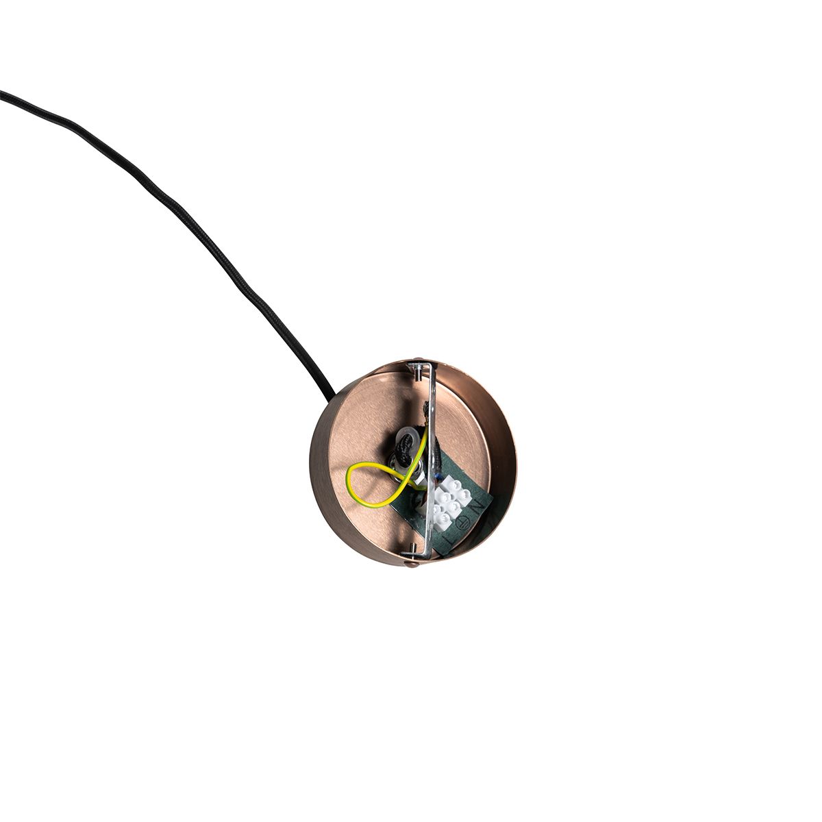 Design hanglamp donkerbrons GU10 50mm - Tubo
