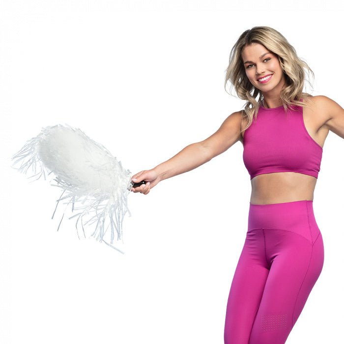 Pompon Wit 46cm