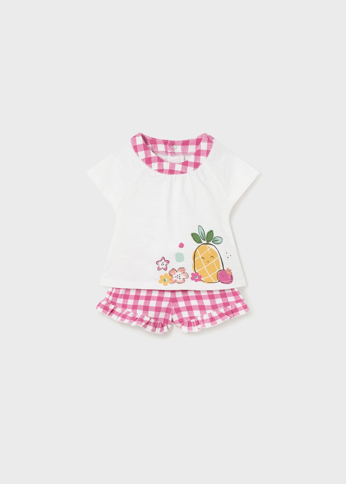 Conjunto de 4 peças com estampa para recém-nascido