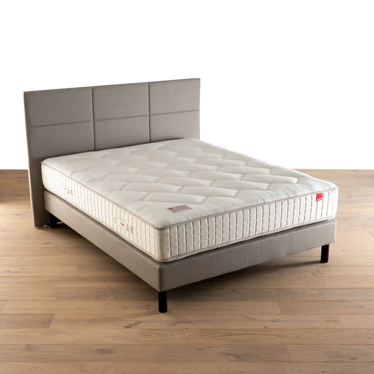 Conjunto de colchão EPEDA com molas l'Authentique + base de cama