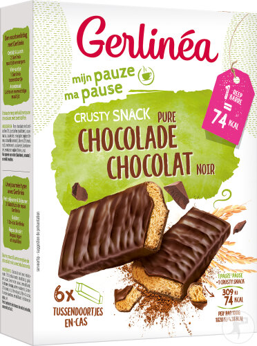Gerlinéa Crusty Snack Chocolat Noir 102g