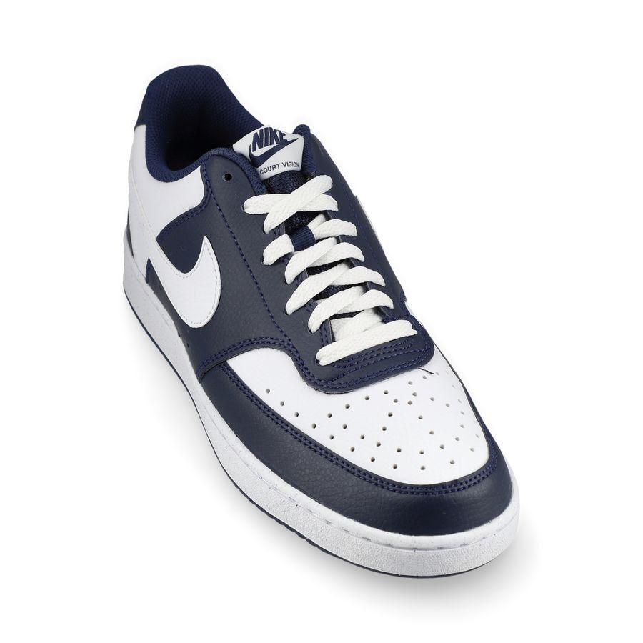 Nike Chaussures Court Vision Low - Bleu Marine/Blanc