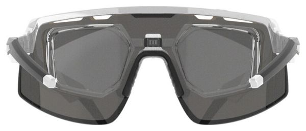 Lunettes AZR Speed RX Blanc Verni / Écran Hydrophobe Gold