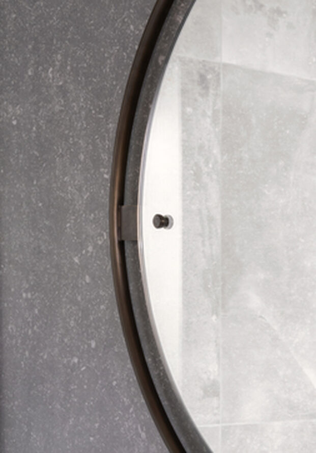 Audo Copenhagen Nimbus, Mirror Ø60, Bronzed Brass Kobber & no color
