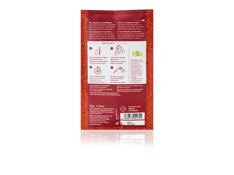 khadi Haarmaske The Power Of Amla 50 g Ayurvedische Rezeptur für kräftigere und voluminösere Haare