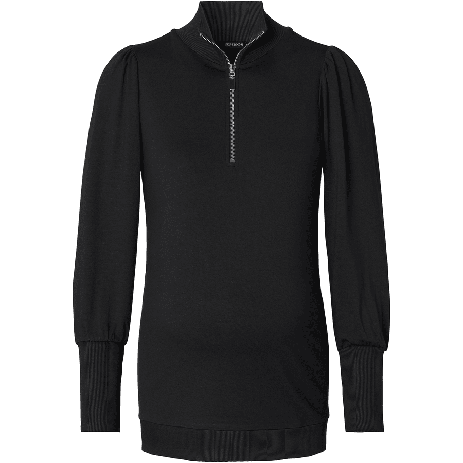 SUPERMOM Langarmshirt Ashford Black