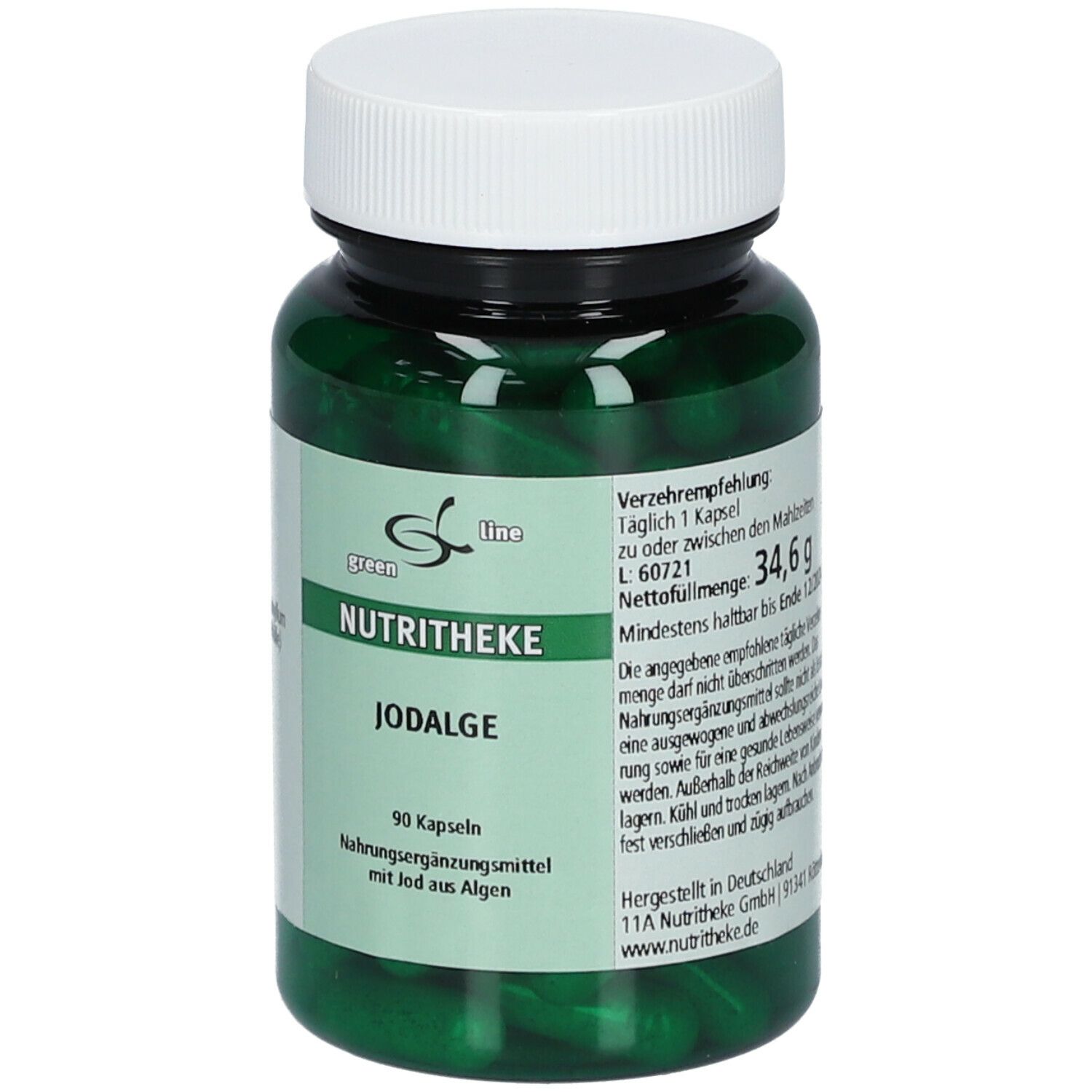 green line NUTRITHEKE Jodalgen