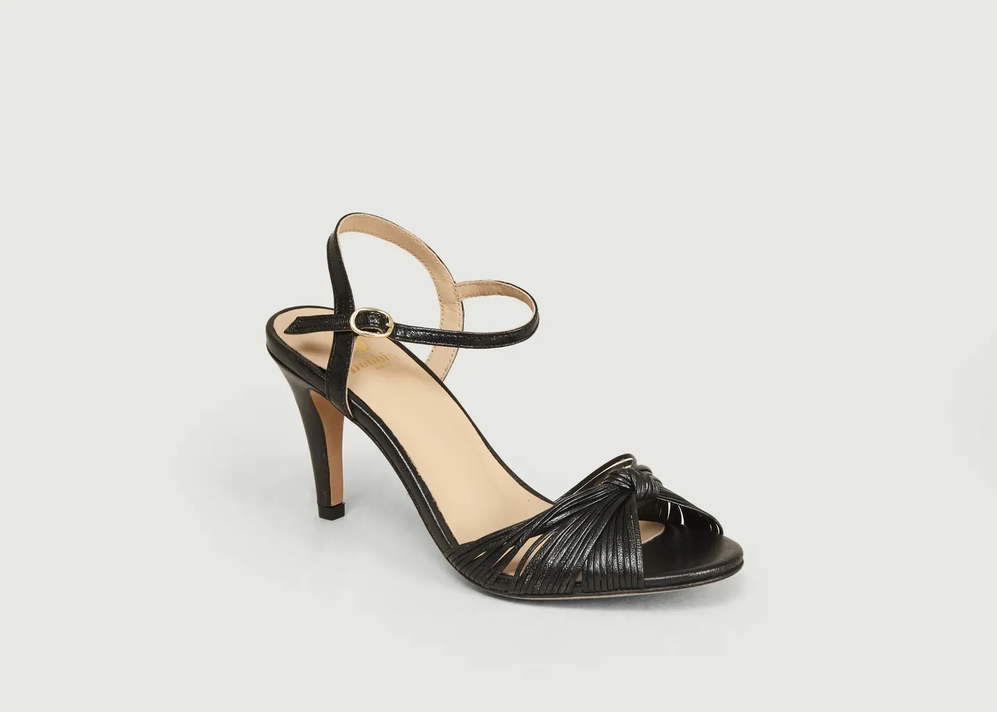 Sandales en cuir laminé La Cosmique Bobbies Paris