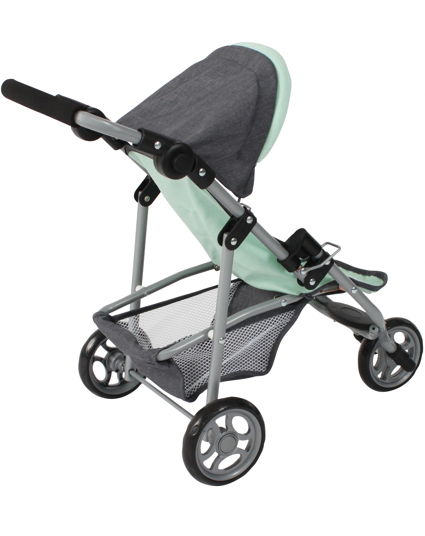 Puppenbuggy LOLA in anthrazit/mint