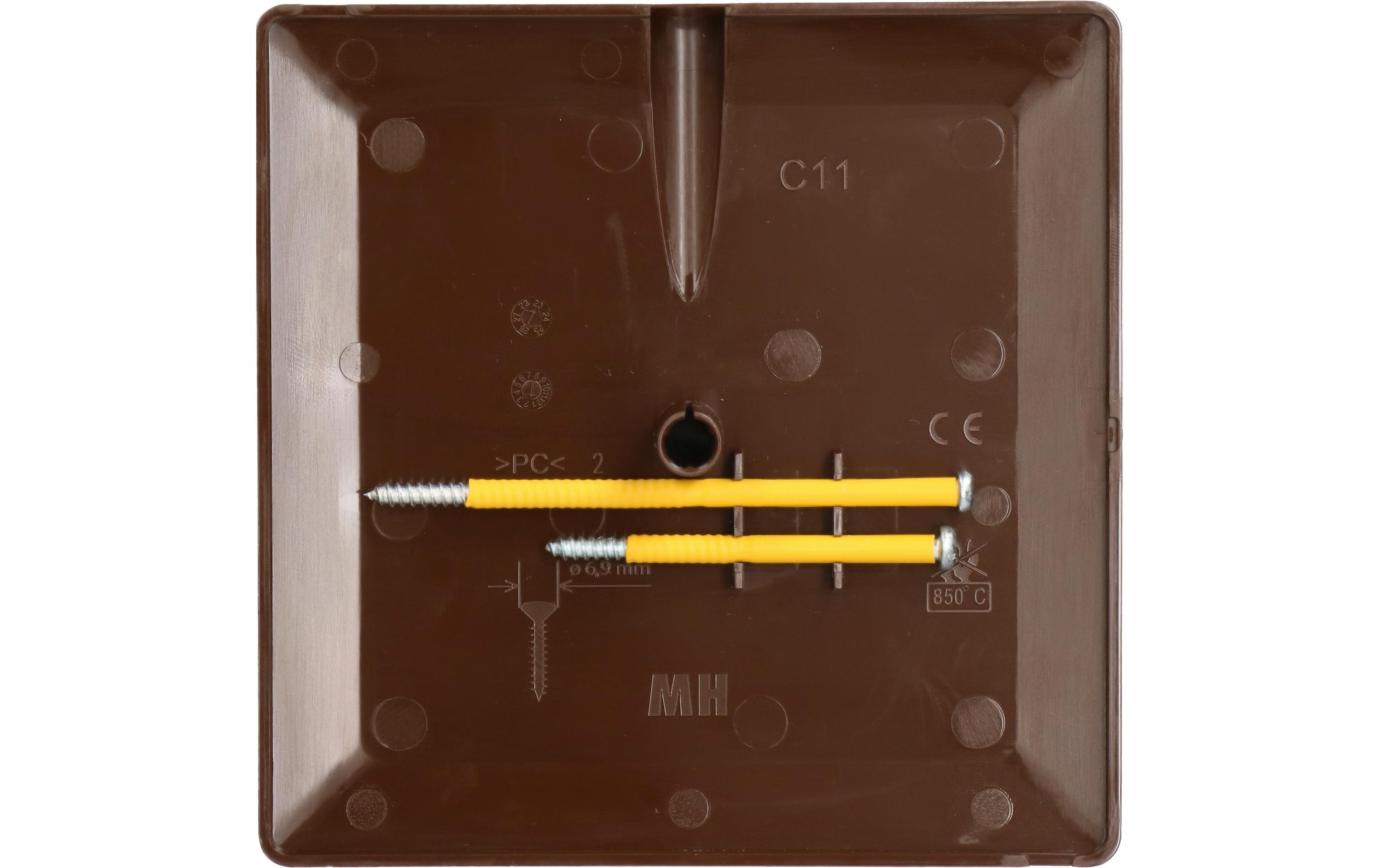 Steckdeckel im priamos Design, 130 x 130 mm, KabelauslassPriamos Design-Einsteckdeckel