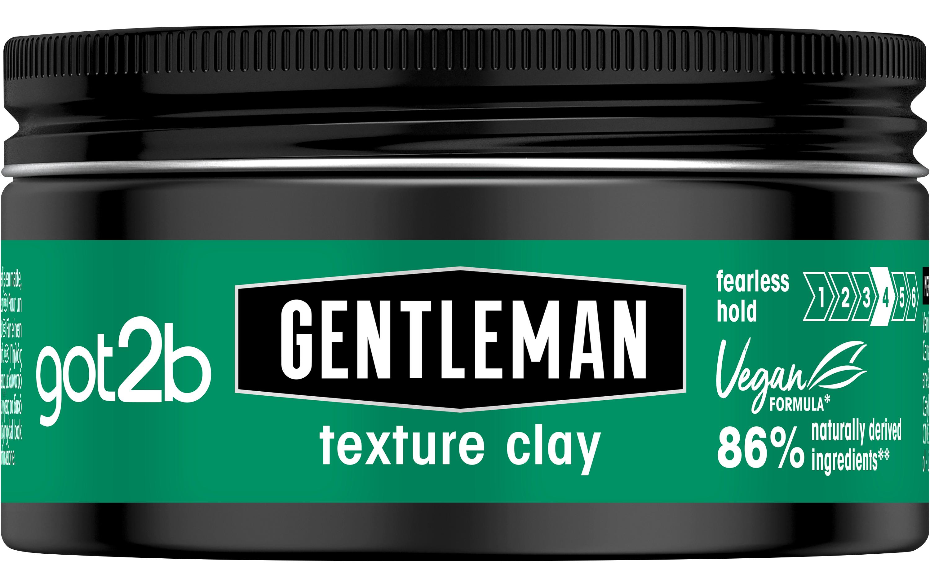 Gentleman texture clay 100 mlHaarwachs für coole und texturierte Styles