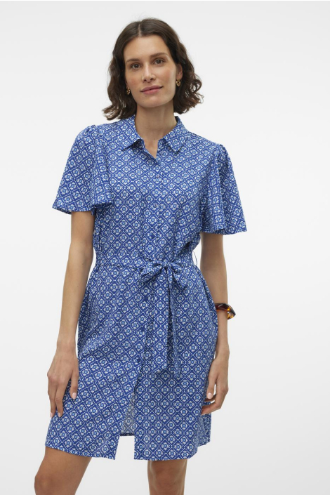 Vero Moda blauwe dames jurk