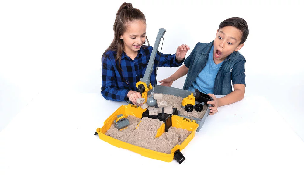 KINETIC SAND - MALLETTE DE CONSTRUCTION 907 G