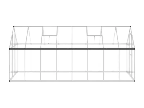 Serre tente abri plante aluminium argenté 445 x 169 x 195 cm 02_0044525