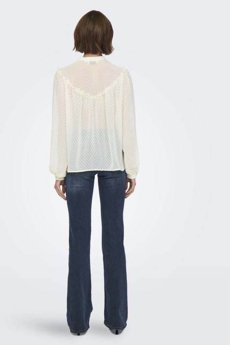 Only ecru dames blouse