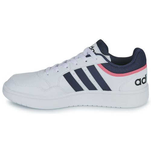 Adidas Sportswear - HOOPS 3.0 - Blanc / Noir / Rose