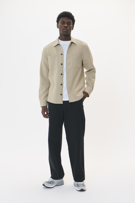 Matinique beige heren overhemd