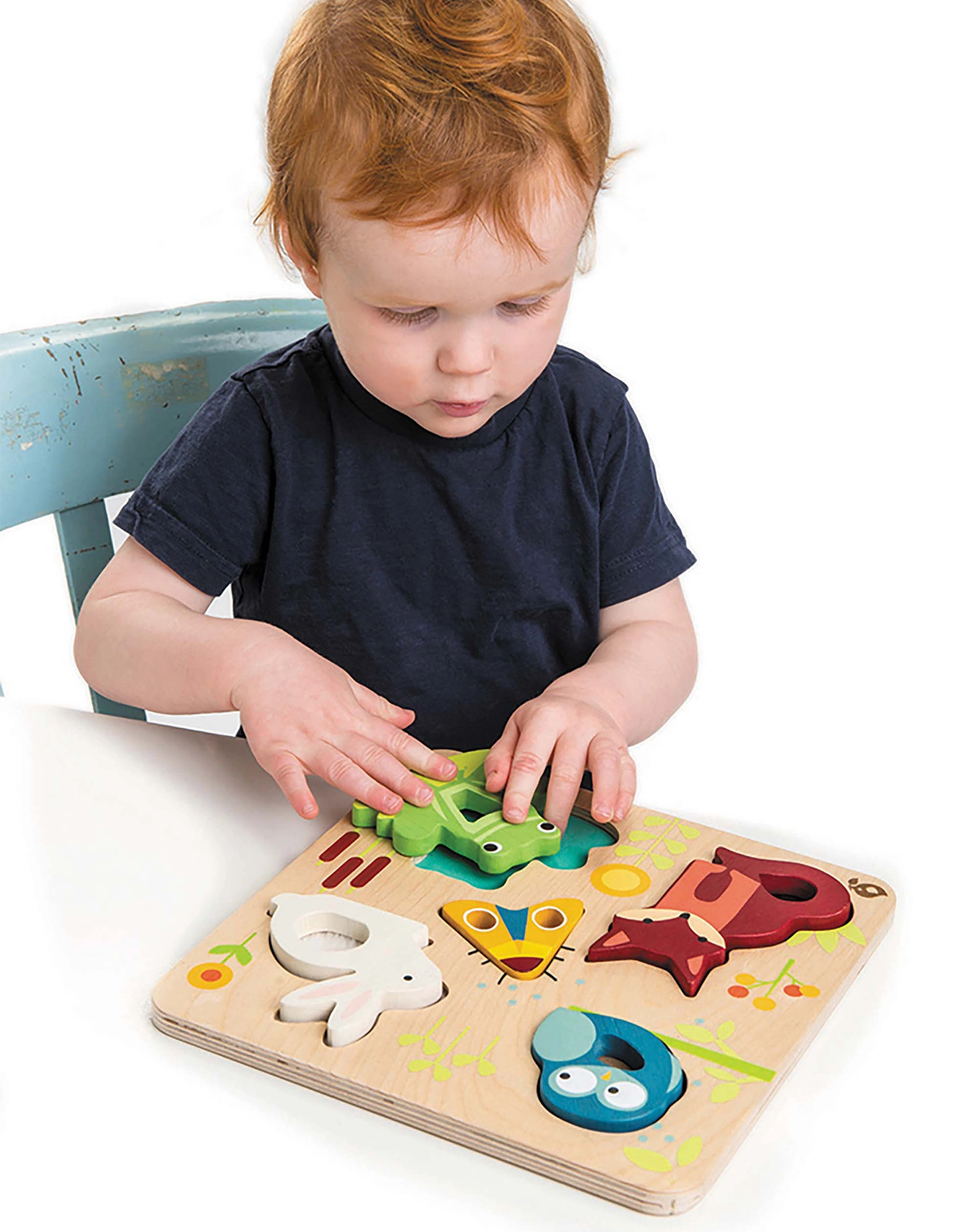 Puzzle TOUCH FEELY ANIMALS 5 Teile