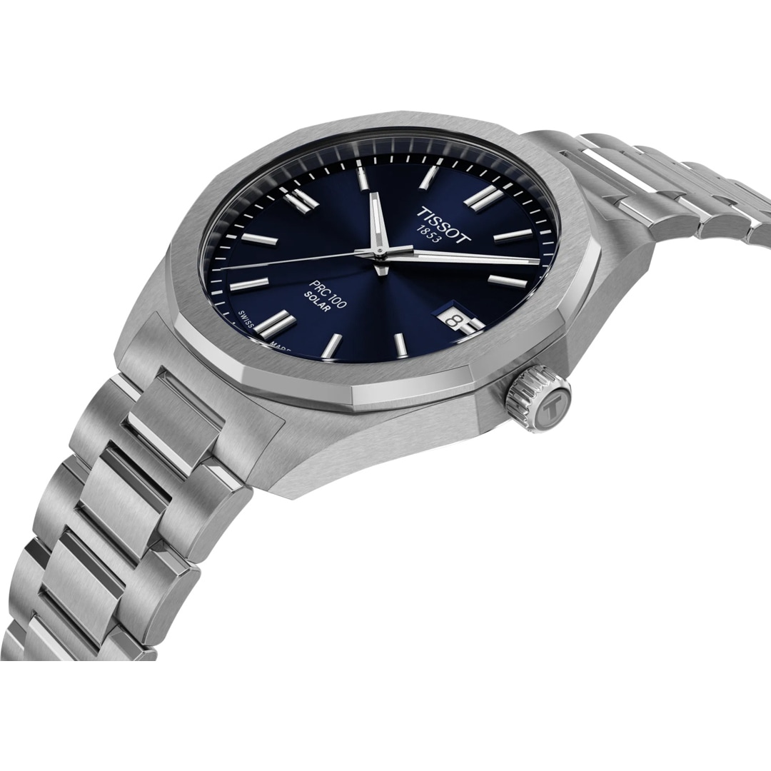 Tissot PRC 100 Solar Quartz 39mm Blau
