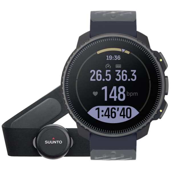 Montre cardio GPS SUUNTO VERTICAL BLACK OCEAN W/HR BELT
