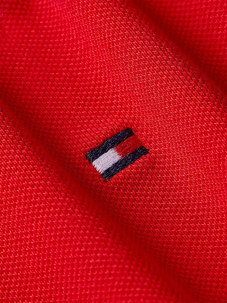 TOMMY HILFIGER Poloshirt Slim Fit rot