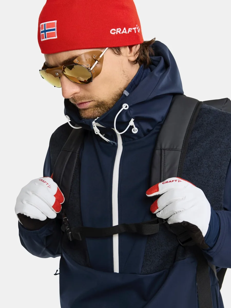 Craft Nor Adv Backcountry Anorak M White/Blaze
