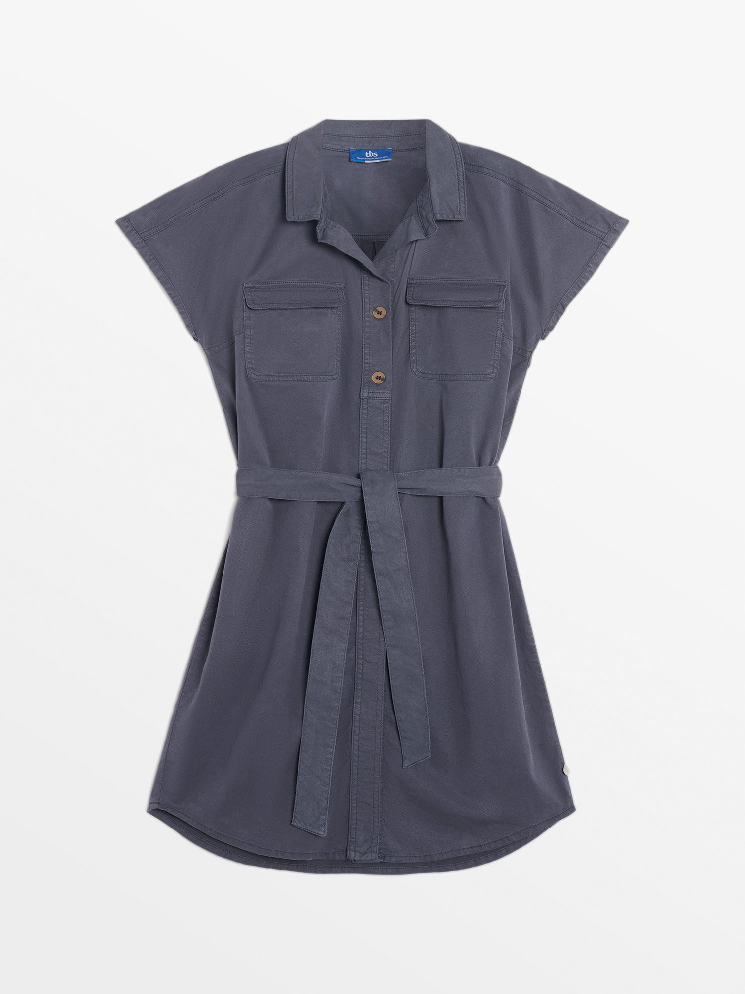 Robe Femme Sans Manche Bleu