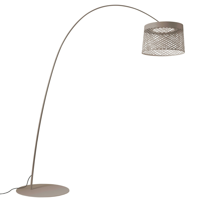 Foscarini Twiggy Grid Outdoor booglamp LED greige