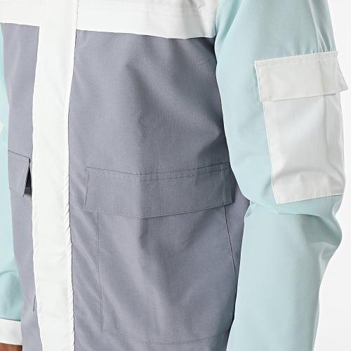 Ensemble Cargo KL-2096 Gris Blanc Vert Menthe