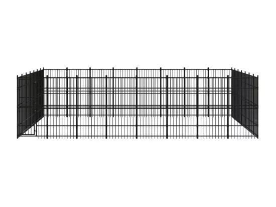 Chenil cage enclos pac noire 768 x 672 x 200 cm 02_0041861